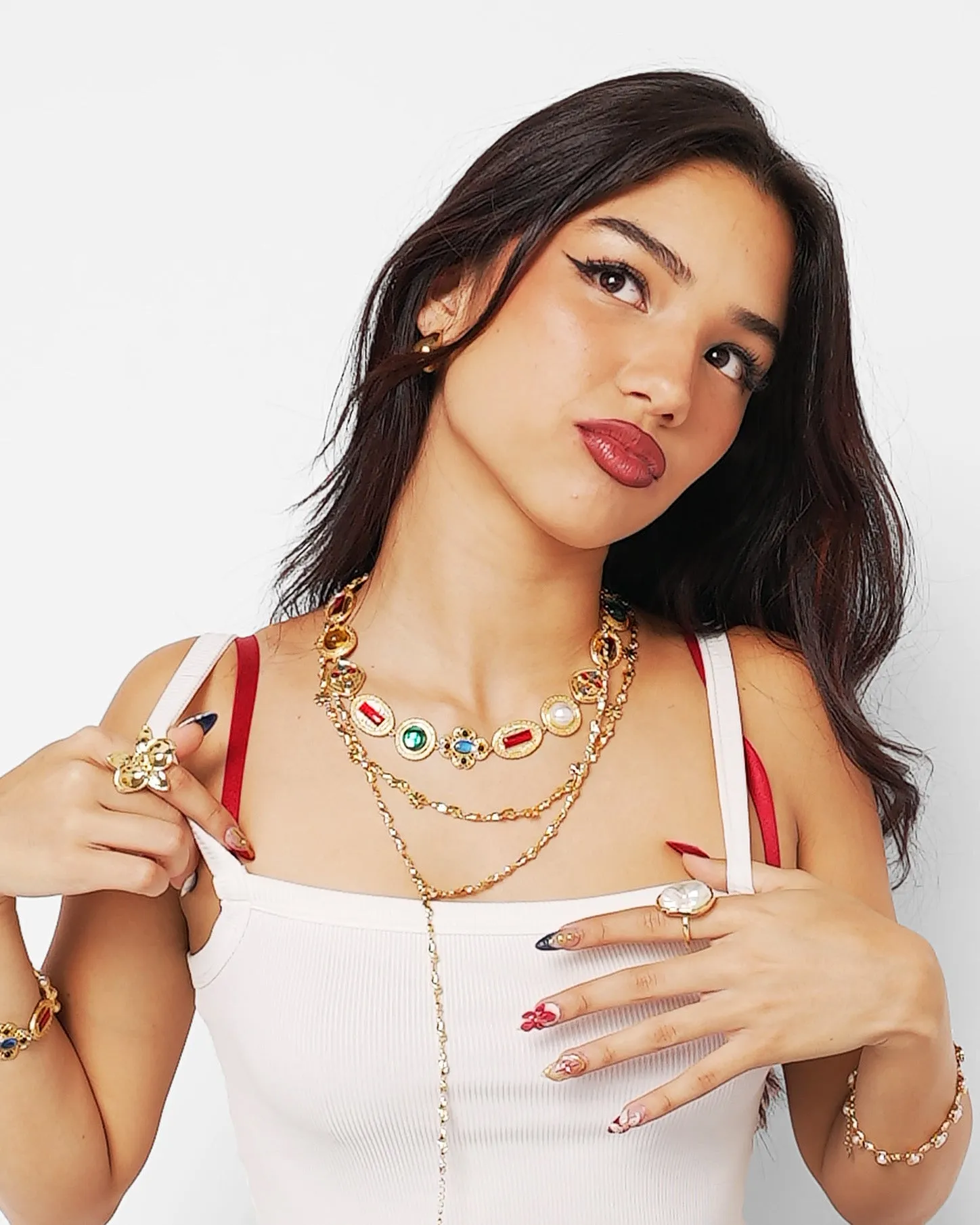 Flor Clusters Necklace