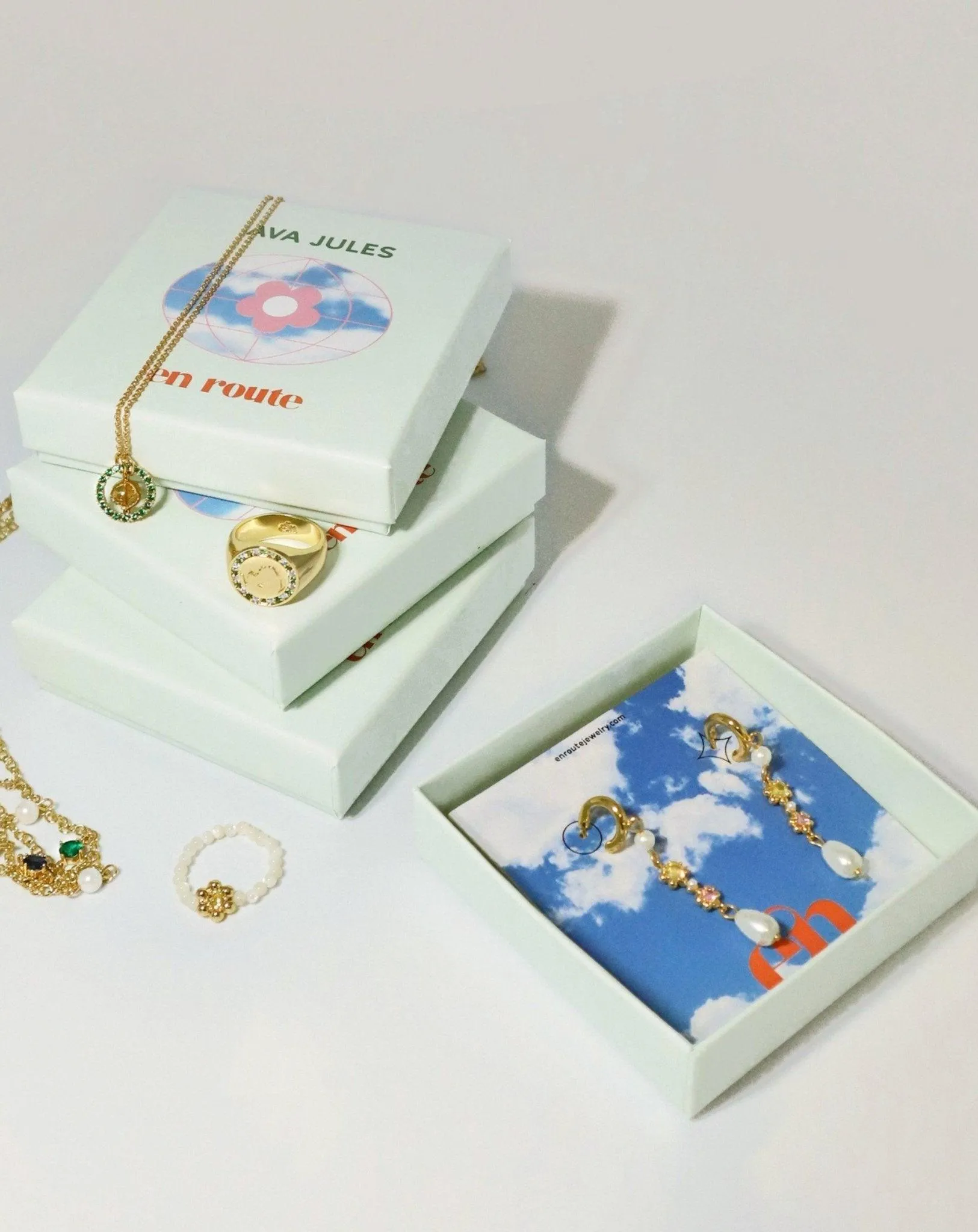 Flower Drop Earrings
