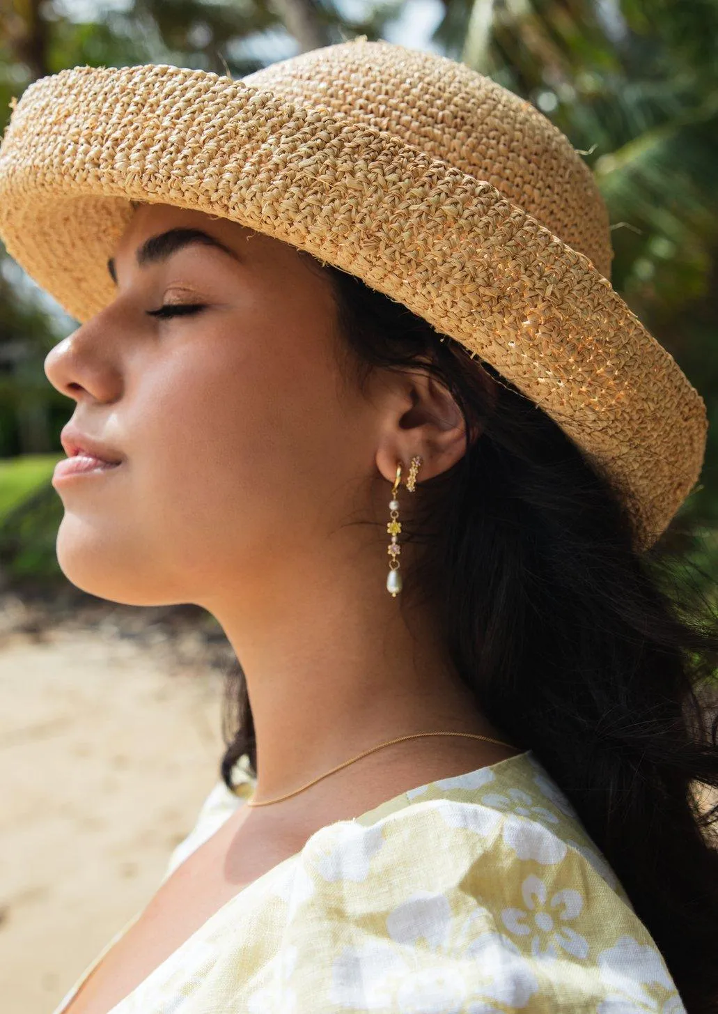 Flower Drop Earrings