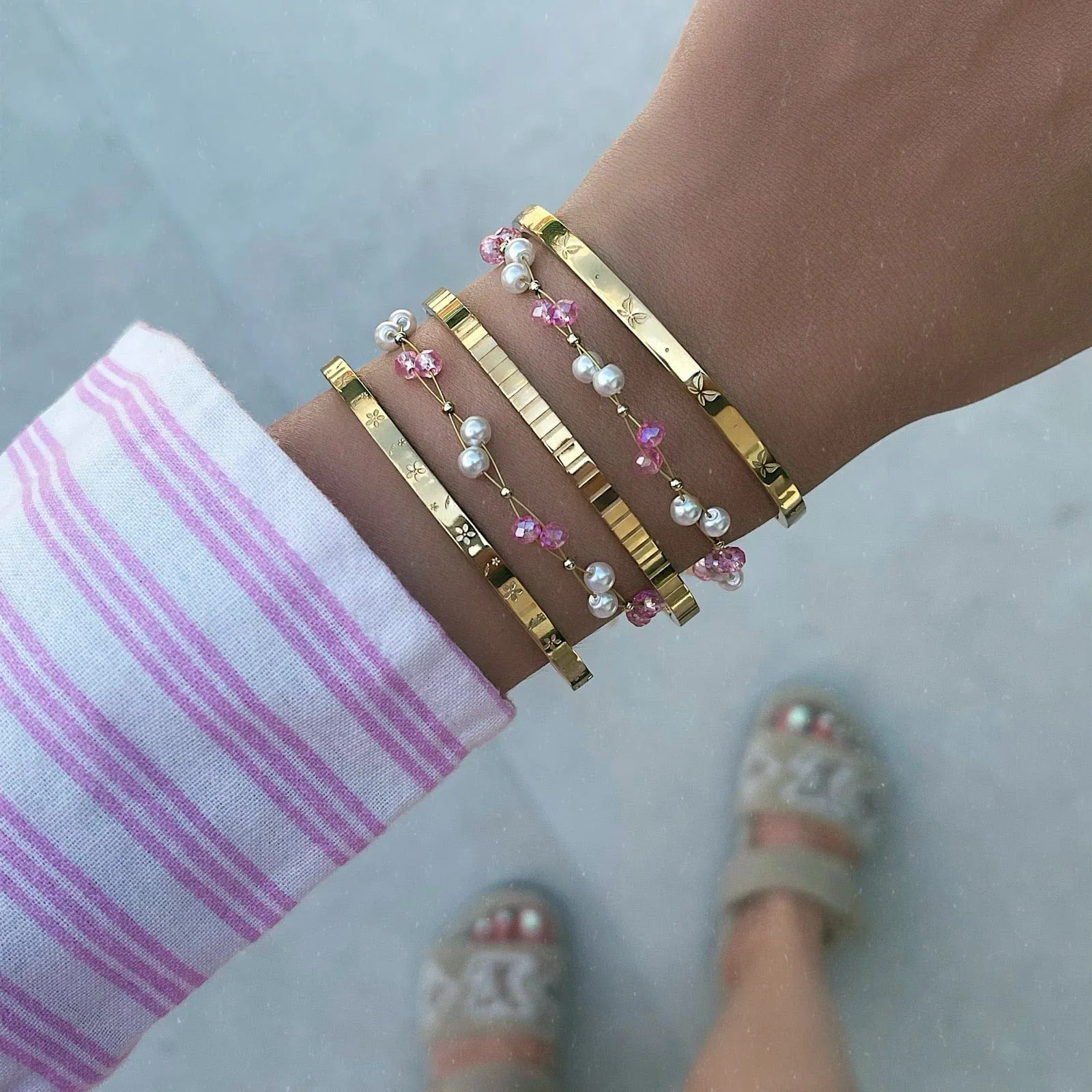 Gardenia Pearl Bracelet