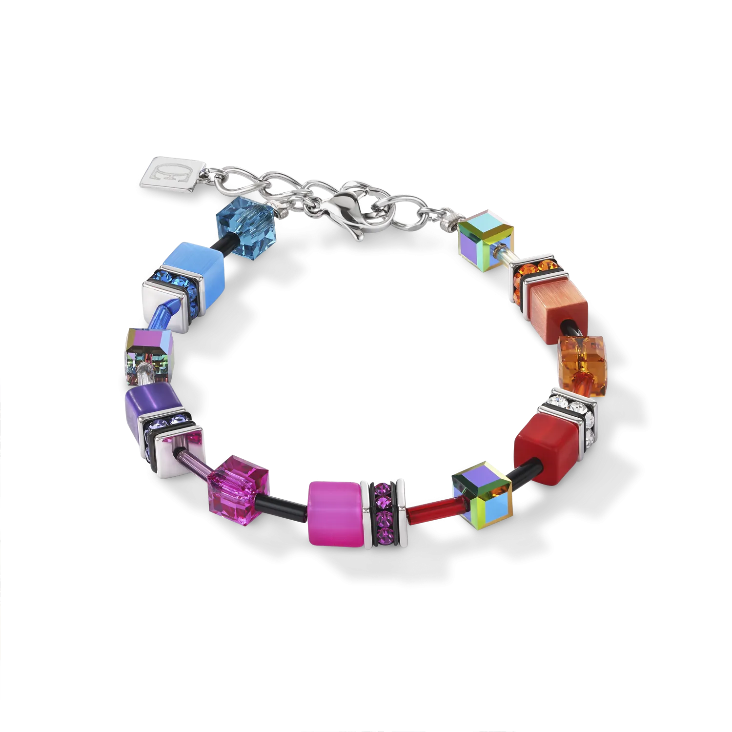 GeoCUBE? Bracelet multicolour rainbow