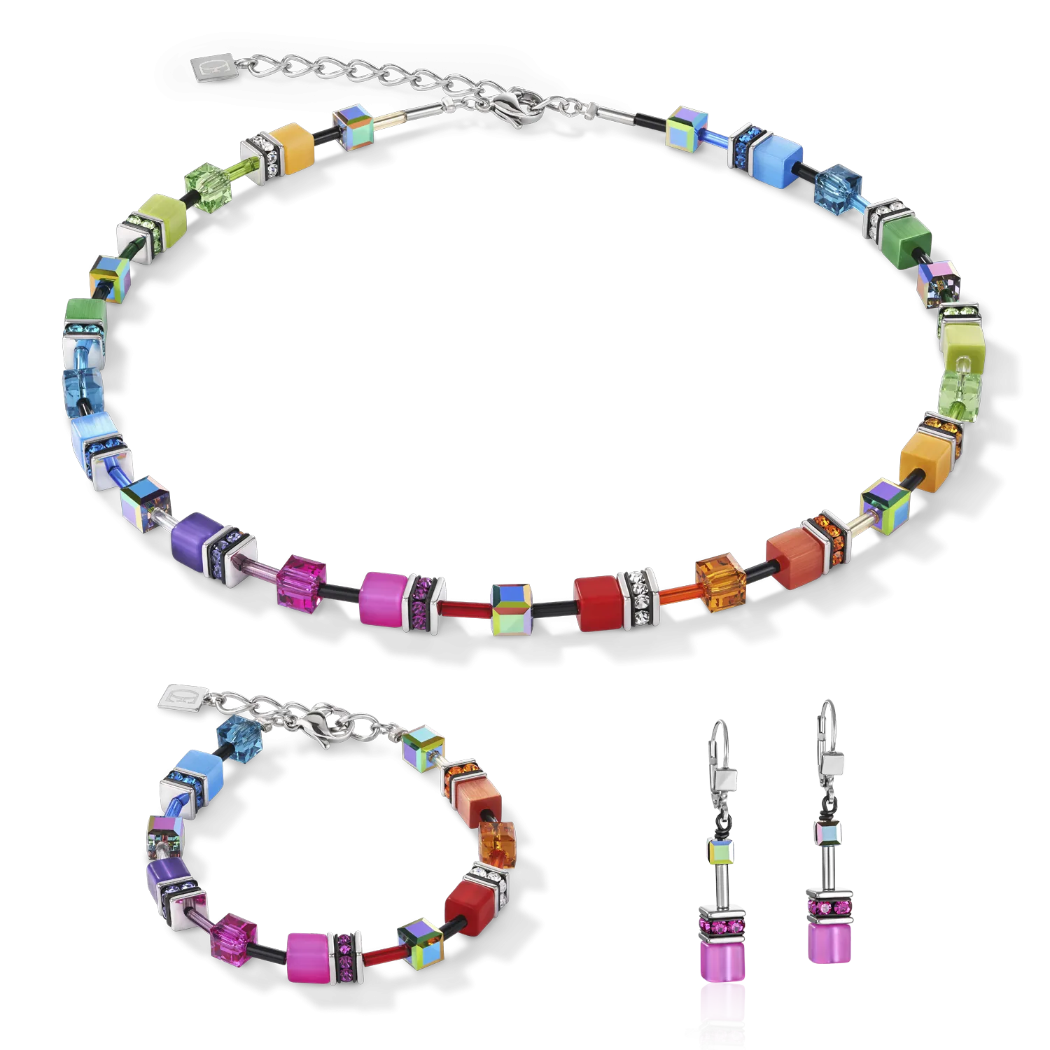 GeoCUBE? Bracelet multicolour rainbow