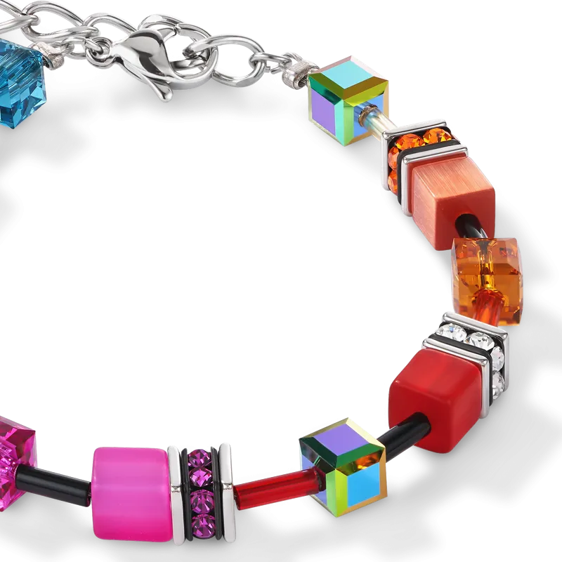 GeoCUBE? Bracelet multicolour rainbow