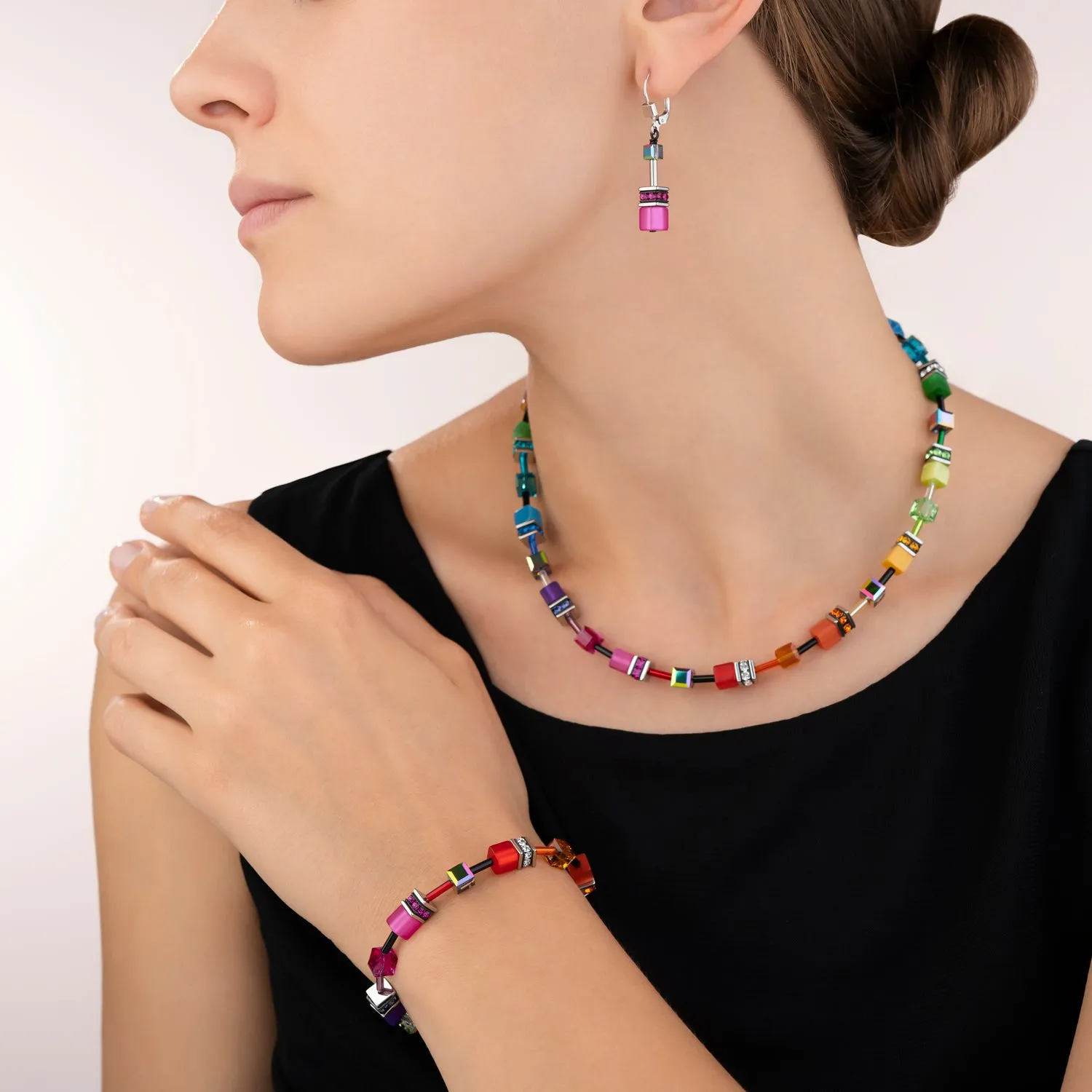 GeoCUBE? Bracelet multicolour rainbow