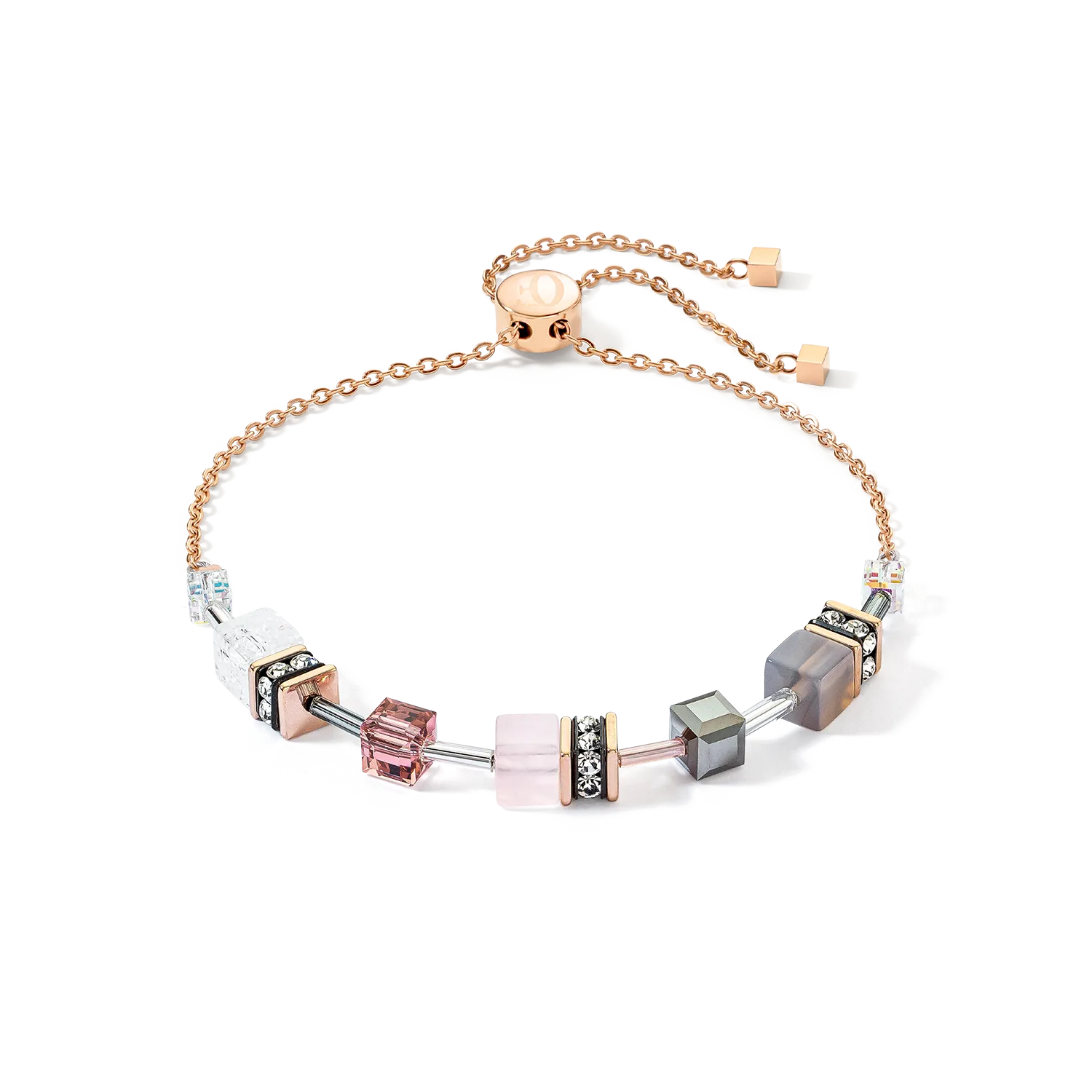 GeoCUBE? Iconic Nature Chain bracelet rose