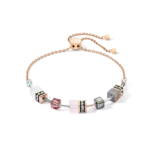 GeoCUBE? Iconic Nature Chain bracelet rose