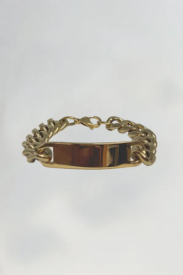 Gold ID Bracelet - The Che