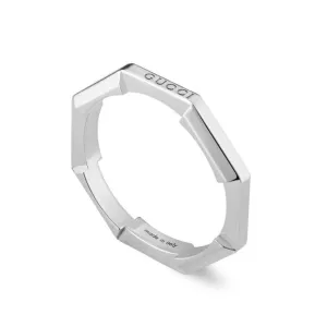 Gucci Link to Love 18ct White Gold 3mm Ring