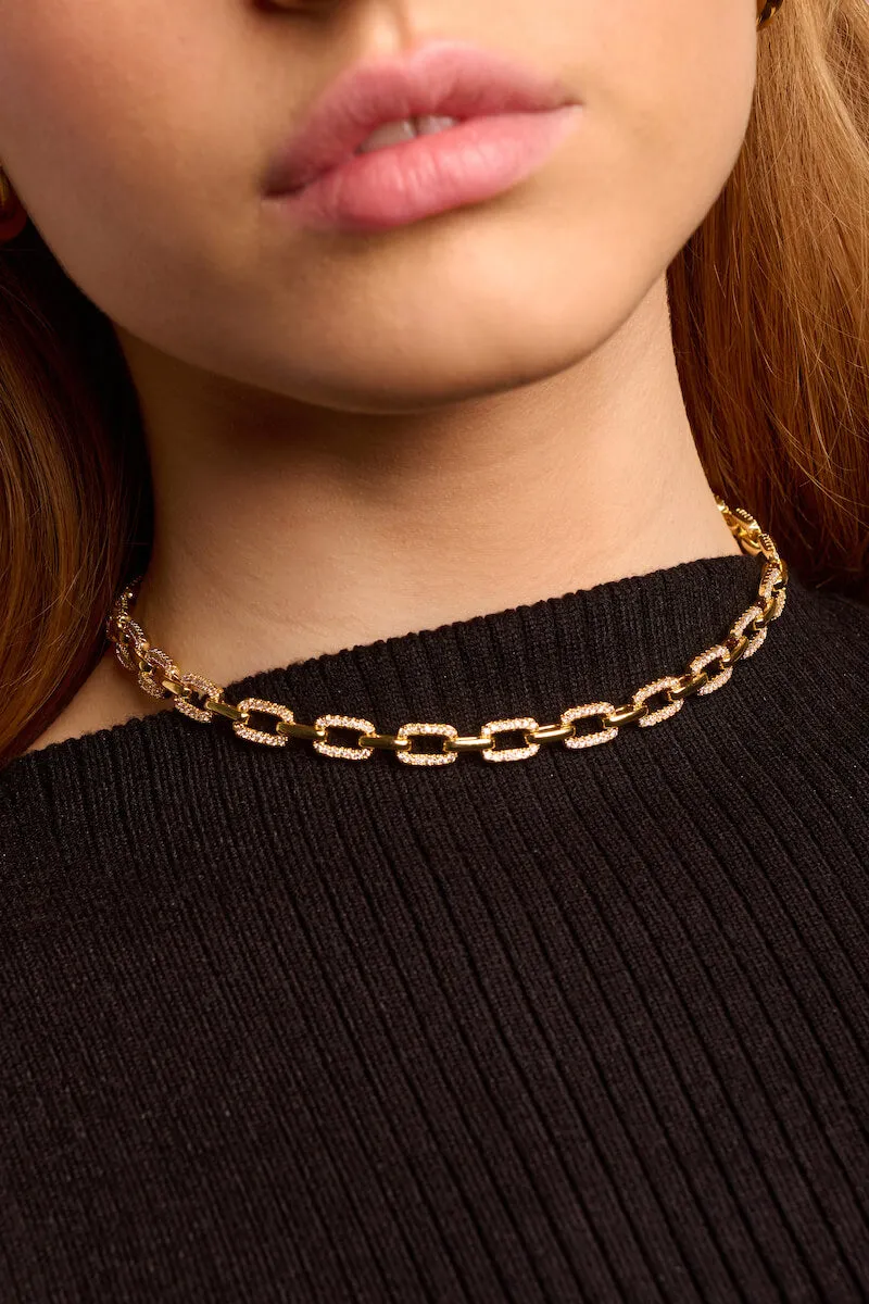 Half Pav?? Chain Link Choker