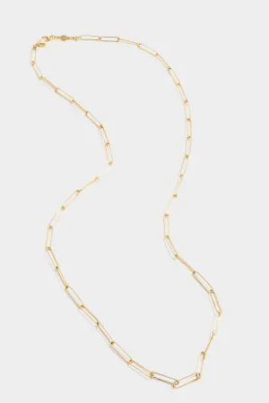 Handmade Chain - 24", Yellow Gold