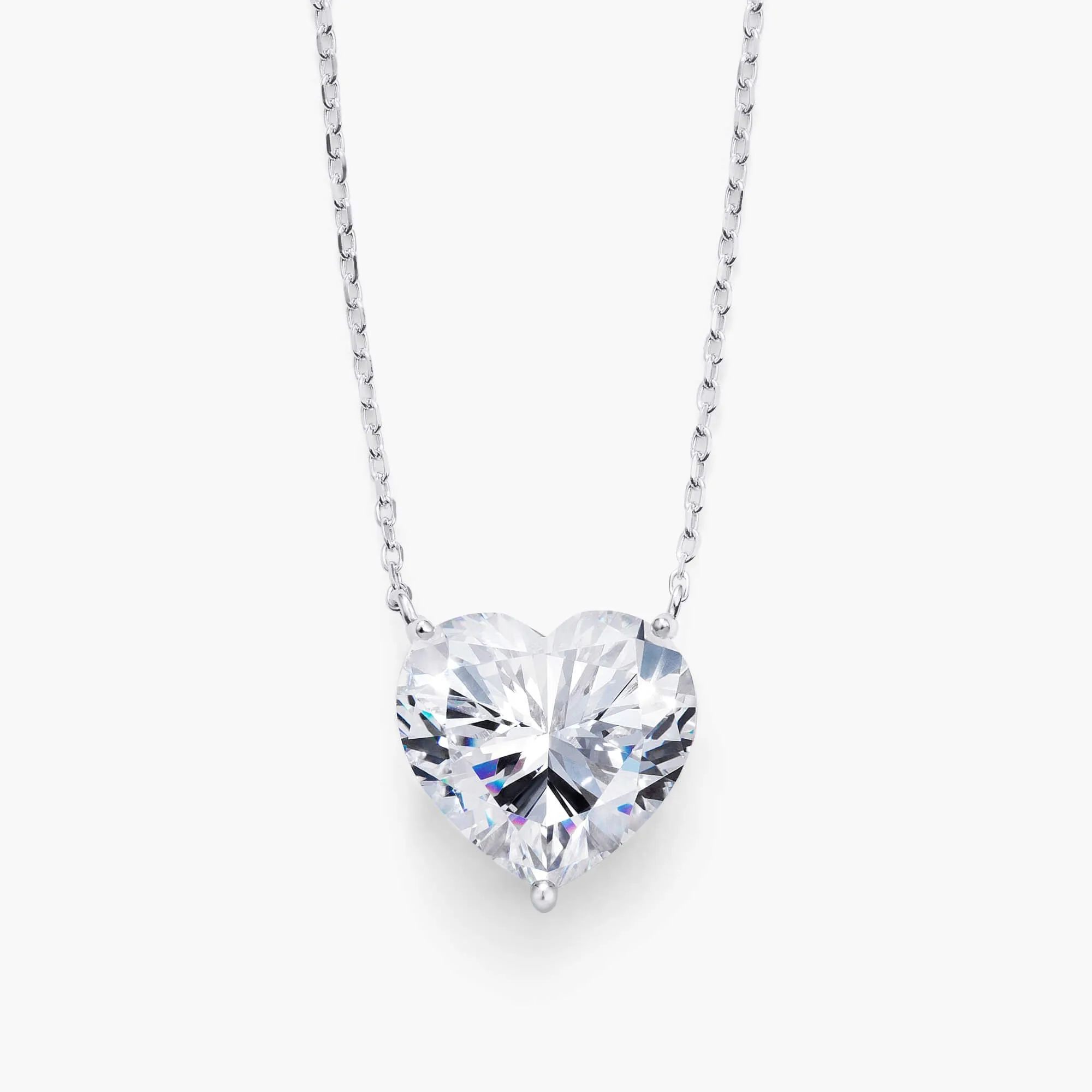 Heart-cut Pendant Necklace