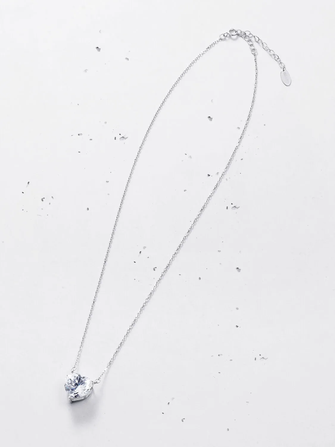 Heart-cut Pendant Necklace