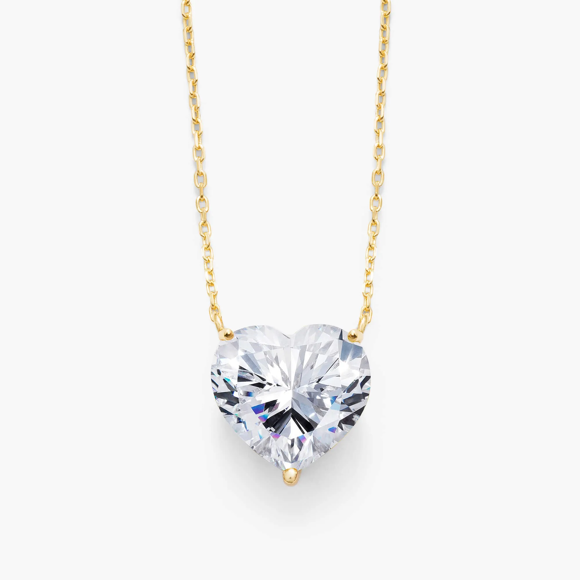 Heart-cut Pendant Necklace