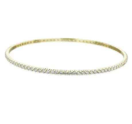 Hearts On Fire Eternity Channel Diamond Bangle