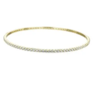 Hearts On Fire Eternity Channel Diamond Bangle