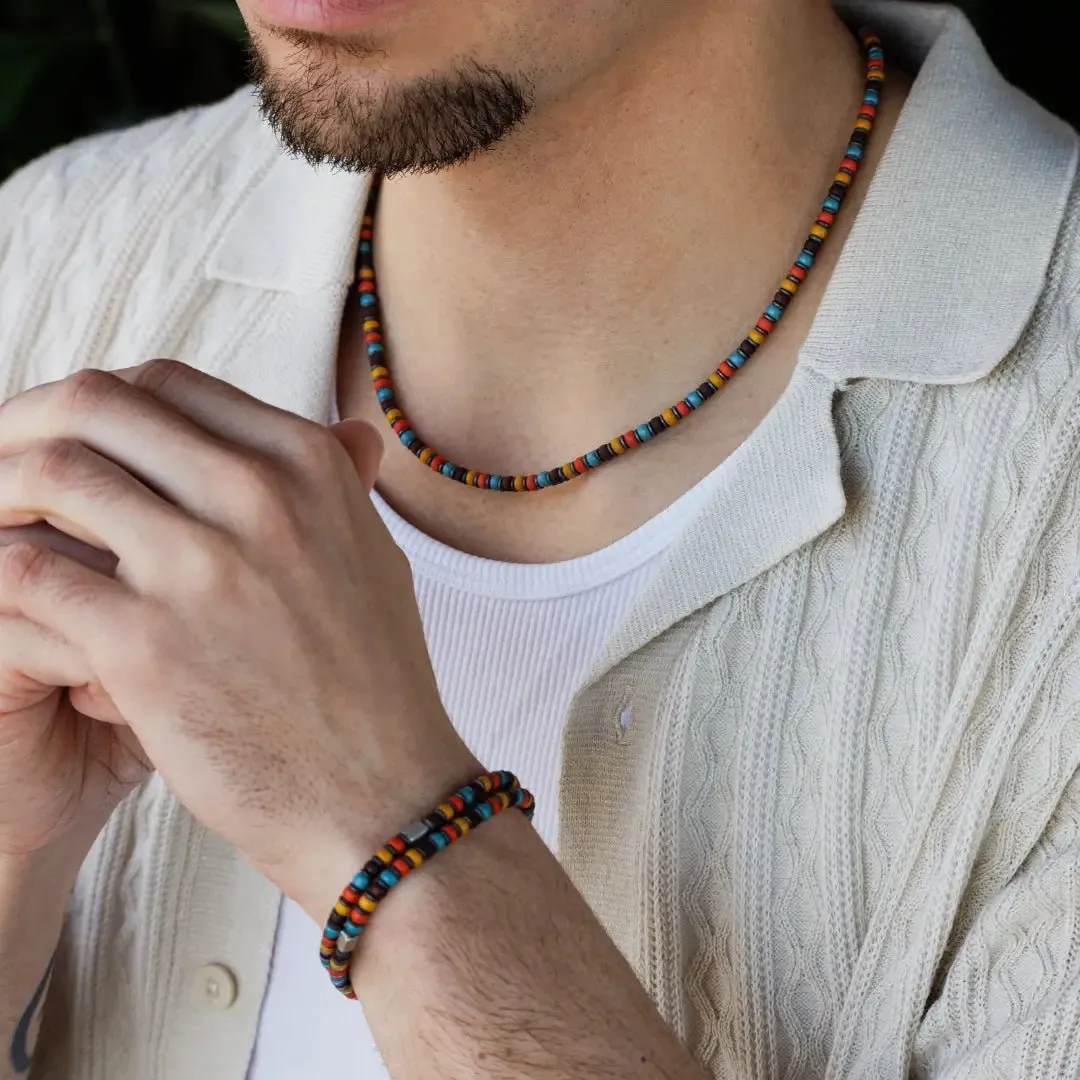 Hematite - Multicolor Neckace XVIII (4mm)