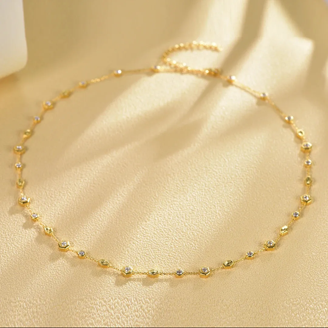 Honeycomb Necklace Life With MaK??s Honeycomb Bee Kind Jewelry Collection