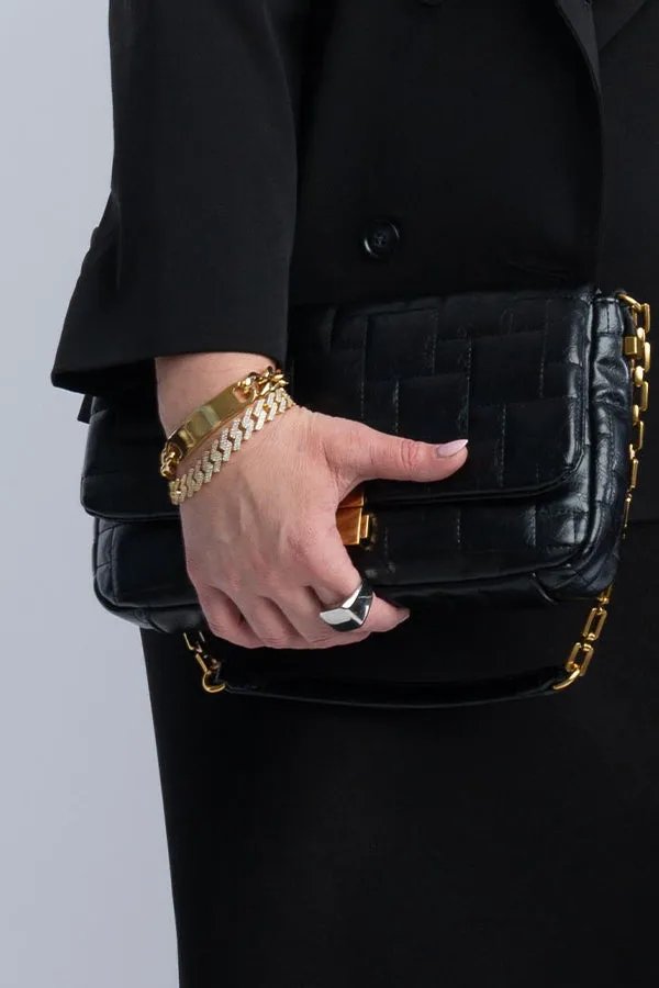 Icy Cuban Goldlink Bracelet