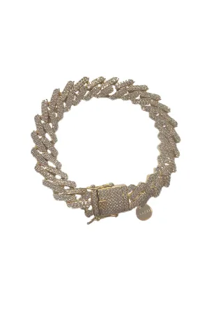 Icy Cuban Goldlink Bracelet