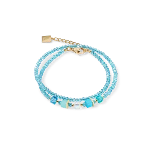 Joyful Colours Update Bracelet gold-turquoise