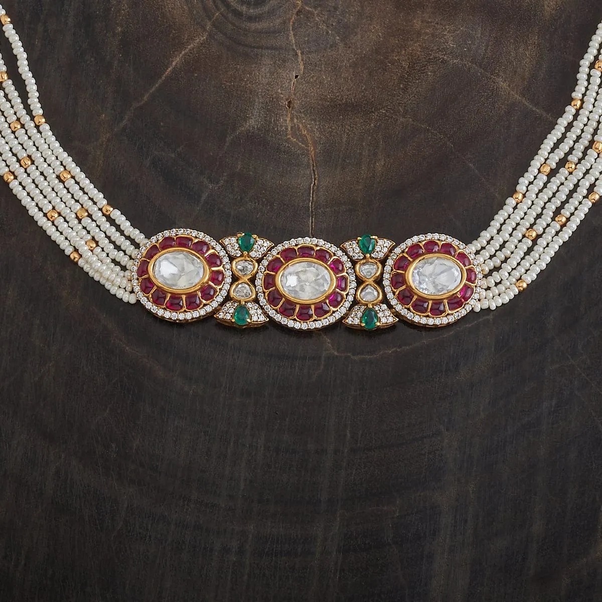 Kundan Necklace 176786