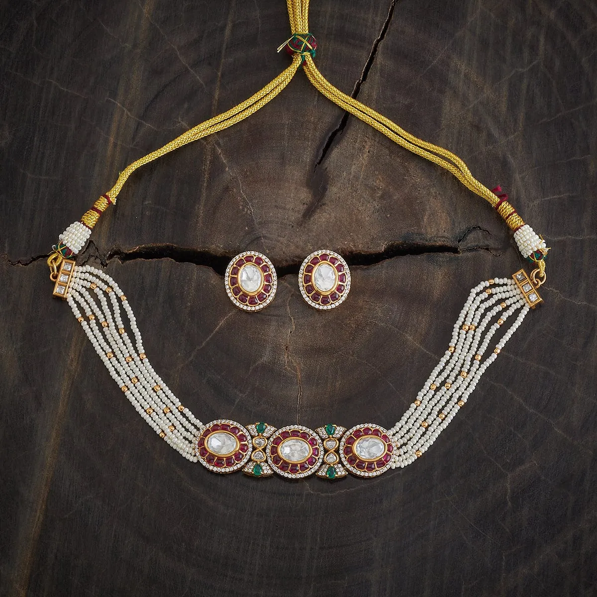 Kundan Necklace 176786