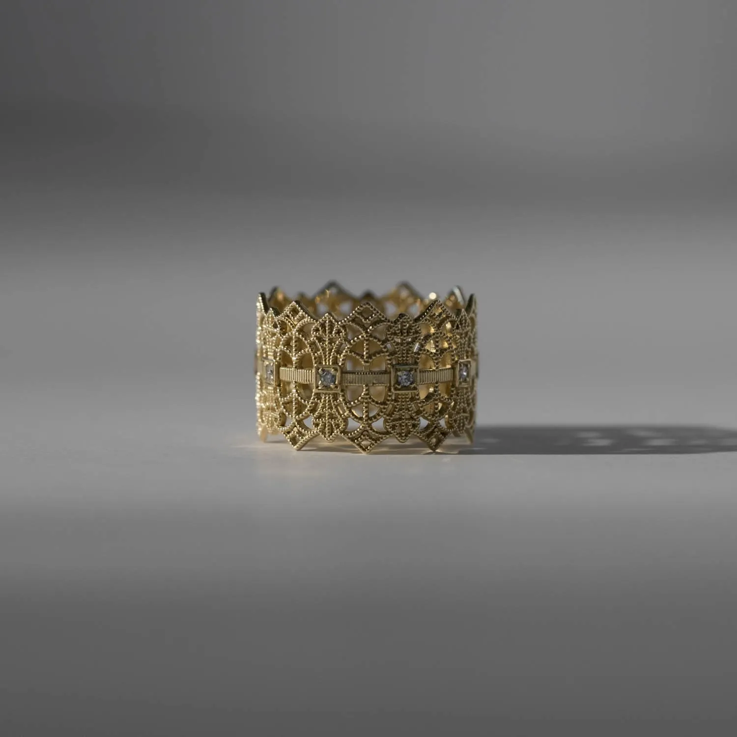 Lace Crown Ring