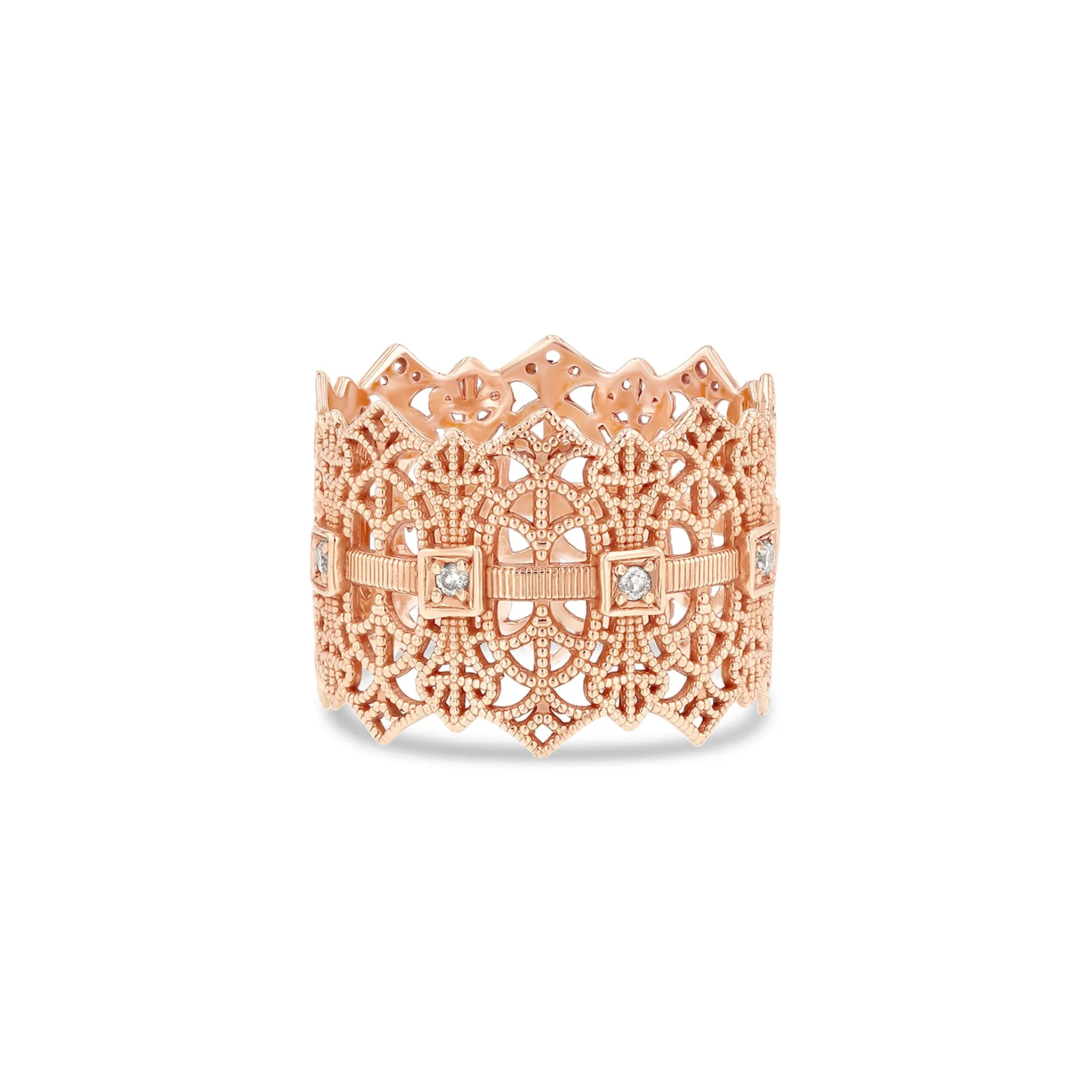 Lace Crown Ring