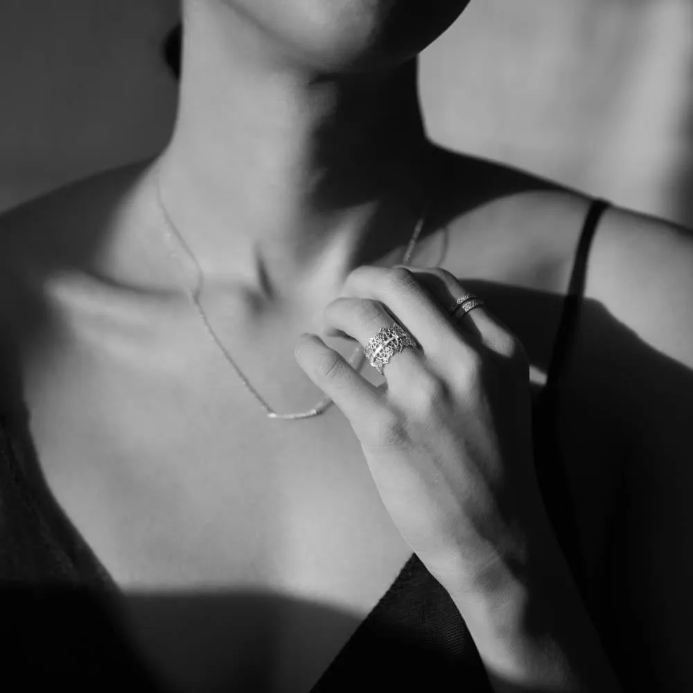 Lace Crown Ring