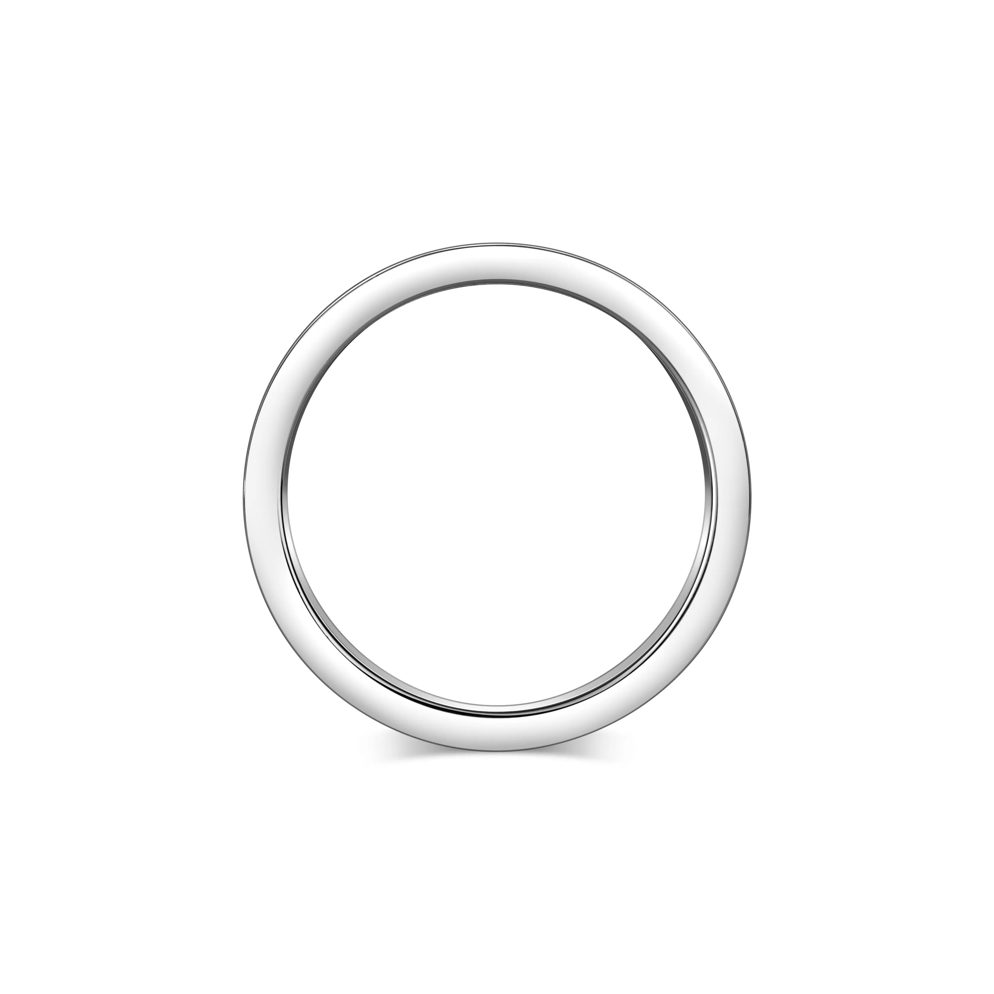 L'Arc de DAVIDOR Ring MM, 18k White Gold with Satin Finish