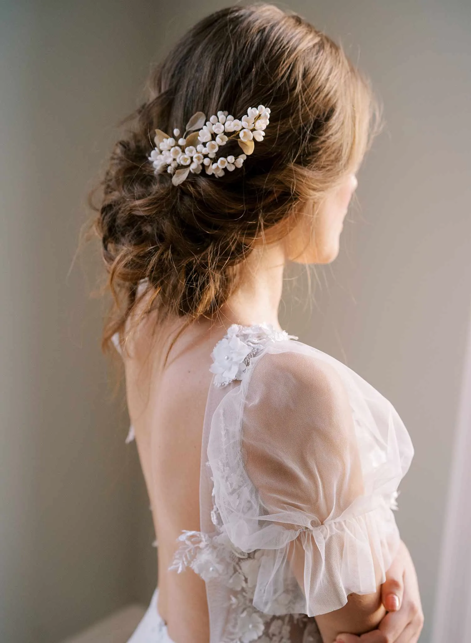 Lilac branch bridal headpiece - Style #2474