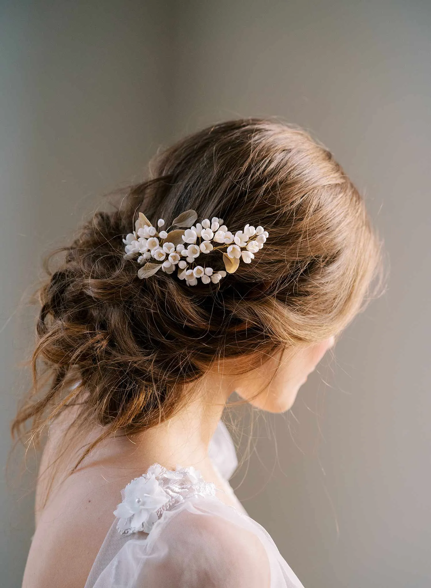 Lilac branch bridal headpiece - Style #2474