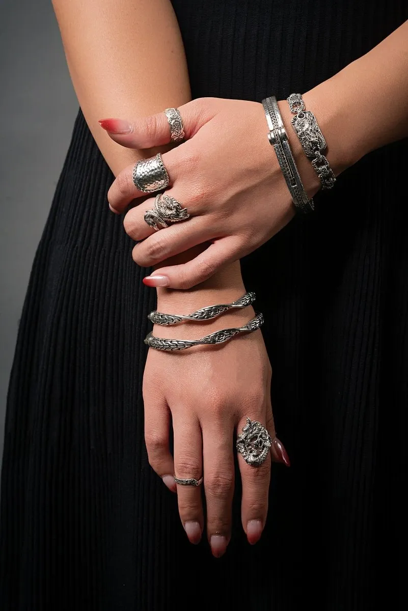 Linked In Love Bangle? in Chainlink