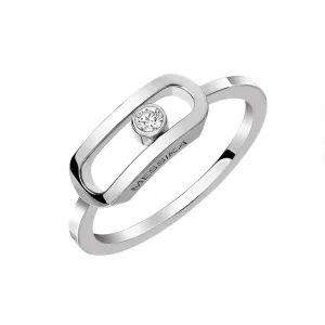 Messika Move Uno 18ct White Gold Diamond Ring