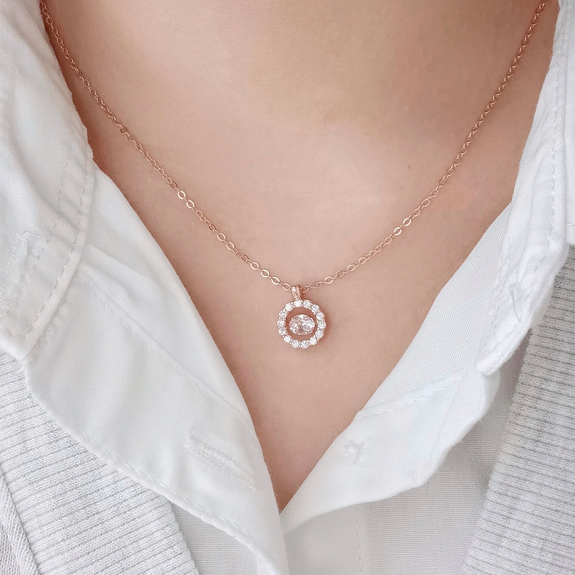 Mia Dancing Stone Necklace