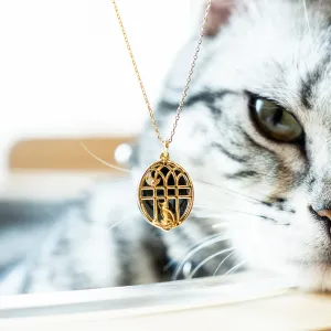 Moonlight Cat Necklace
