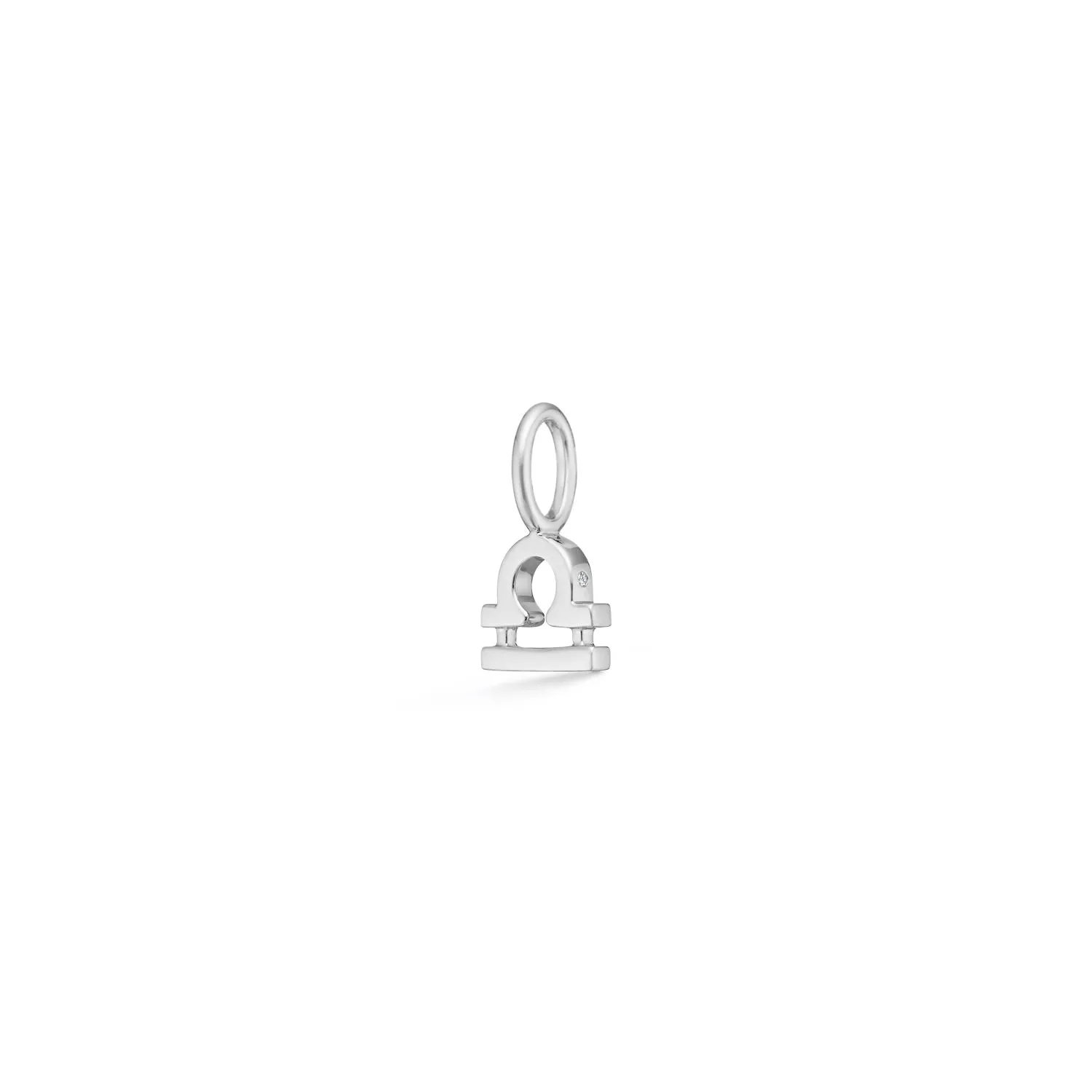 My Zodiac Libra 18K Whitegold Pendant w. Diamonds