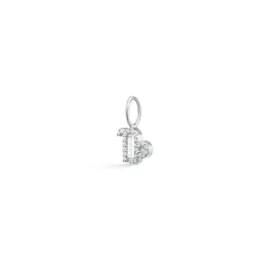 My Zodiac Pav?? Capricorn 18K Whitegold Pendant w. Diamonds