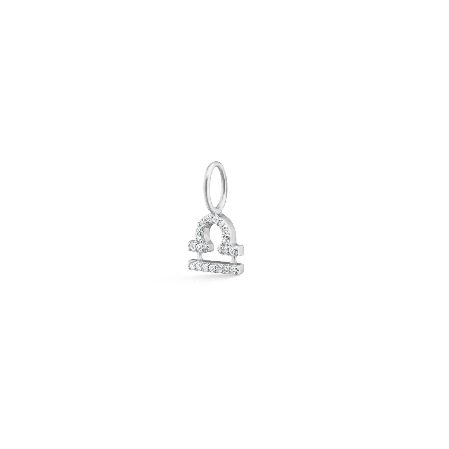 My Zodiac Pav?? Libra 18K Whitegold Pendant w. Diamonds