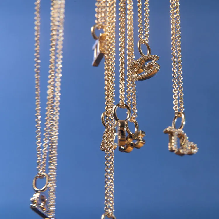My Zodiac Pav?? Libra 18K Whitegold Pendant w. Diamonds