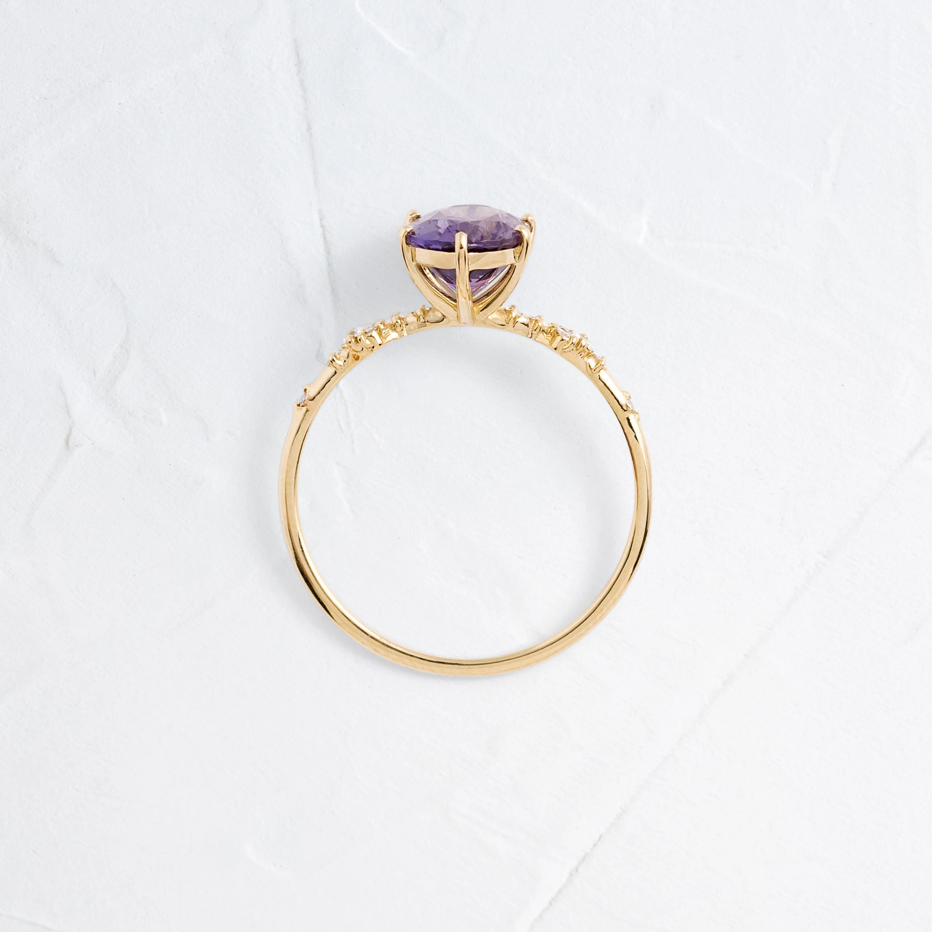 Myriad Ring, 1.75ct. Dark Purple-Blue Tanzanite