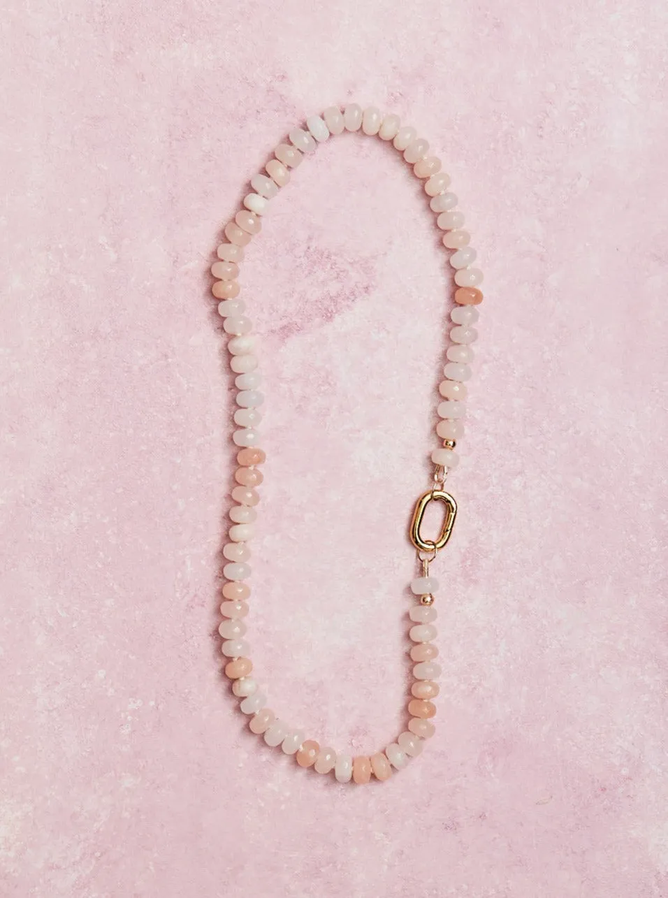 Peach Adventurine Necklace, Large