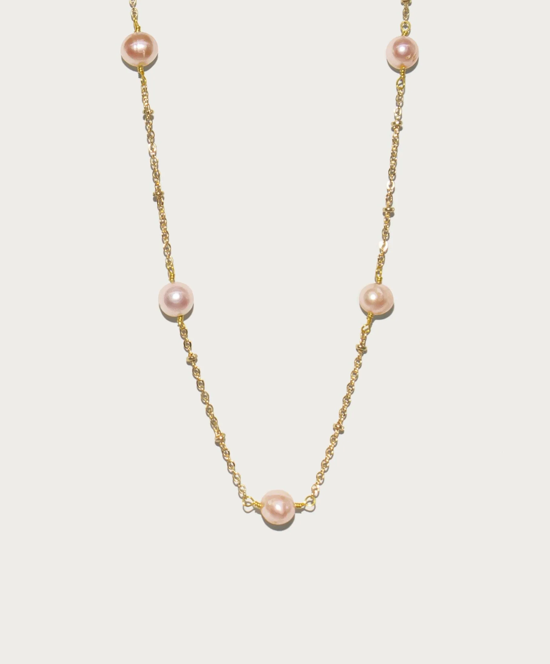 Pink Yumi Freshwater Pearl Necklace