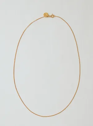 Plain 14K Gold Plated 45 cm Necklace