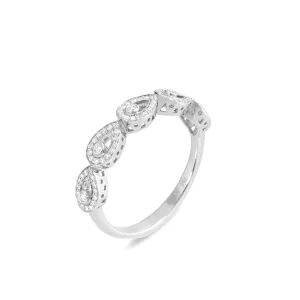 Ponte Vecchio Benvenuto 18ct White Gold 0.24ct Diamond Ring