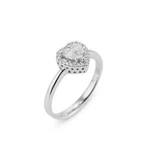 Ponte Vecchio Benvenuto 18ct White Gold 0.39ct Diamond Ring