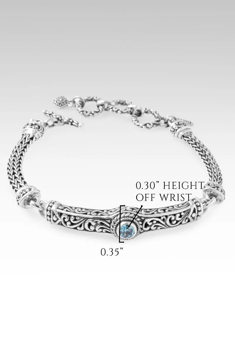 Pure Joy Bracelet? in Blue Zircon