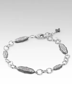 Rhodium Passionate Promises Bracelet? in White Zircon