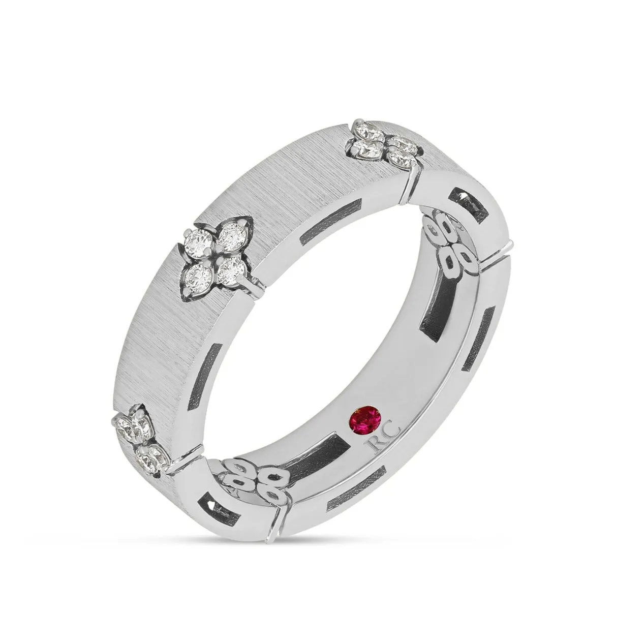 Roberto Coin Love in Verona 18ct White Gold Diamond Ring