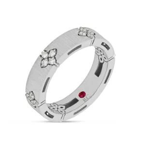 Roberto Coin Love in Verona 18ct White Gold Diamond Ring